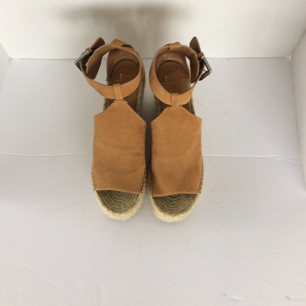 Marc Fisher espadrille wedge platform sandals 9.